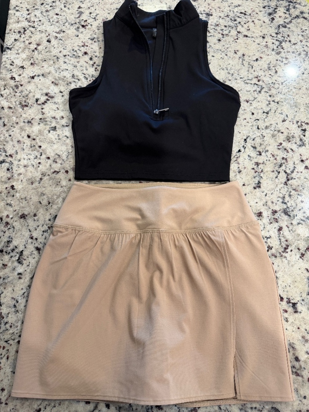 The Northface Skort w/ Vitality (Balance Athletica) Cropped Tank